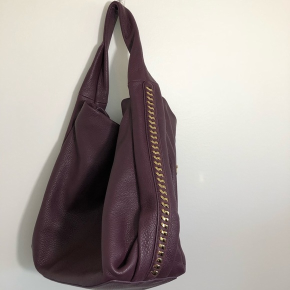 vince camuto plum tote
